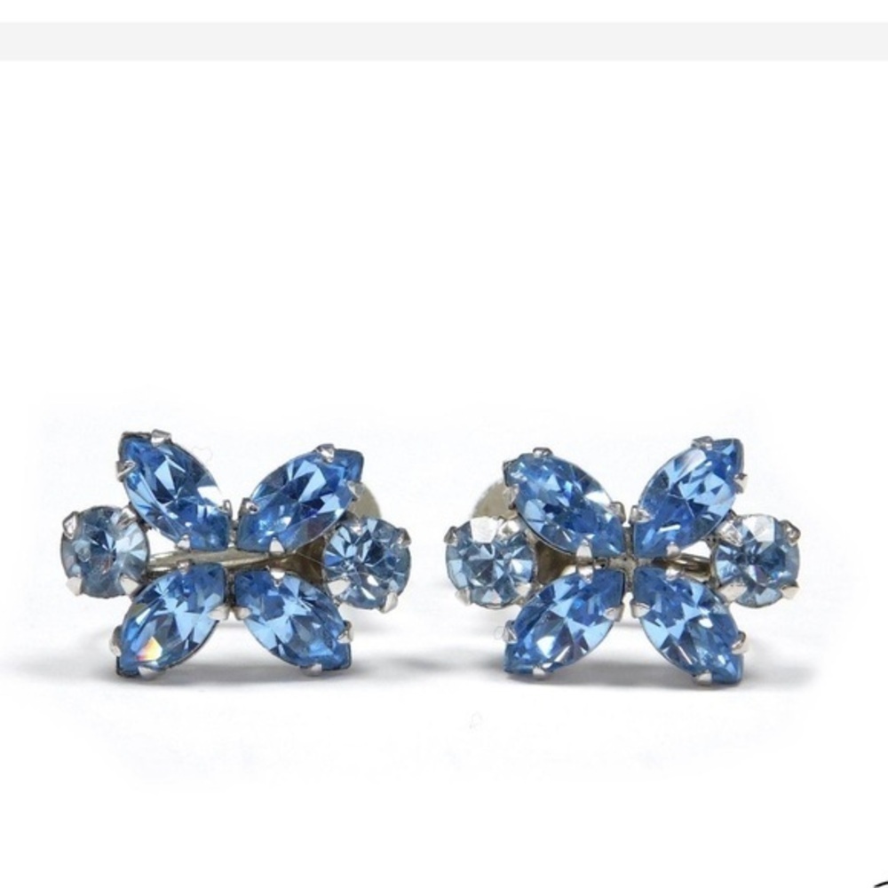 Vintage Sherman screw back earrings.